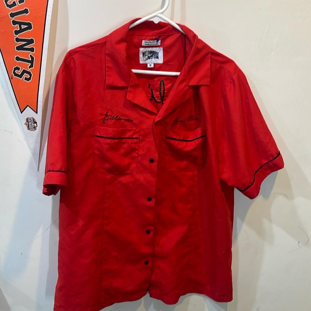 Billionaire Boys Club Red Crew shirt